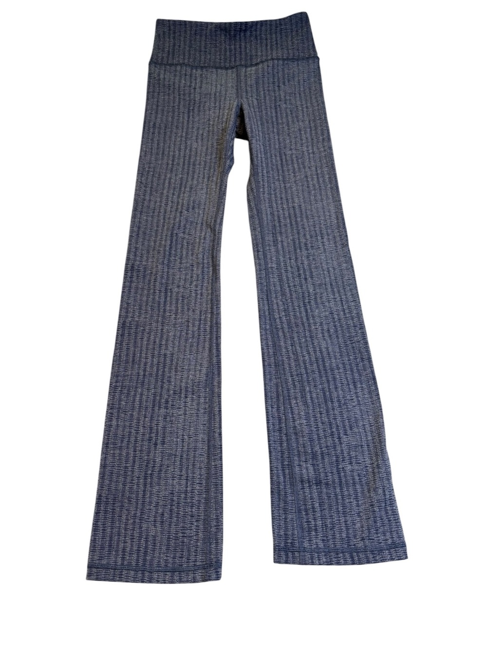 Athleta Elation Textured Straight Leg Pant Indigo Blue XS 28" Yoga EUC